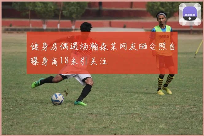 健身房偶遇杨瀚森某网友晒合照自曝身高18米引关注